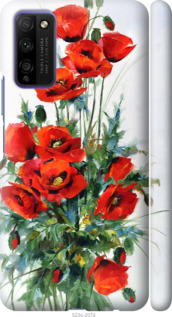 Чехол на Huawei Honor 30 Lite Маки 523m-2074 (Белый)