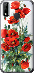 Чехол на Huawei P Smart 2020 Маки 523u-2060 (Белый)
