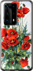 Чохол на Huawei P40 Pro Plus Маки 523u-1917 (Білий)