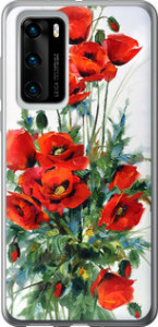 Чохол на Huawei P40 Макі 523u-1840 (Білий)