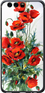 Чехол на Huawei P10 Маки 523t-780 (Белый)