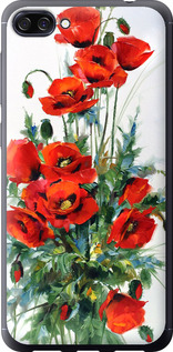 Чехол на Asus ZenFone 4 Max ZC520KL Маки 523u-1242 (Белый)
