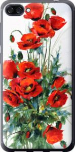 Чехол на Asus ZenFone 4 Max ZC520KL Маки 523u-1242 (Белый)