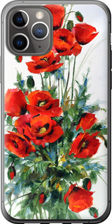 Чехол на iPhone 11 Pro Маки 523t-1788 (Белый)