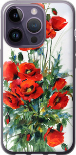 Чехол на iPhone 14 Pro Маки 523u-2646 (Белый)