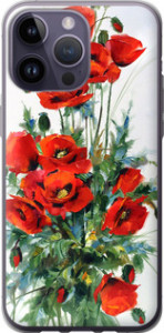 Чехол на iPhone 14 Pro Max Маки 523u-2667 (Белый)