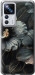 Чохол на Xiaomi 12T Pro Чорні квіти 6031u-2869 (Сірий)