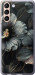 Чехол на Samsung Galaxy S21 Черные цветы 6031u-2114 (Серый)