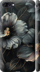 Чохол на Asus ZenFone 4 Max ZC520KL Чорні квіти 6031m-1242 (Сірий)