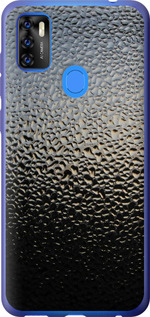Чехол на ZTE Blade A7S 2020 Мокрое стекло 245u-2454 (Серый)