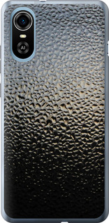 Чехол на ZTE Blade A31 Plus Мокрое стекло 245u-2637 (Серый)