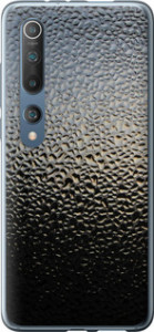 Чехол на Xiaomi Mi 10 Мокрое стекло 245t-1860 (Серый) для Xiaomi Mi 10