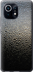 Чехол на Xiaomi Mi 11 Мокрое стекло 245t-2253 (Серый)