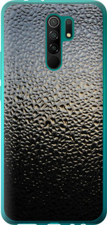 Чехол на Xiaomi Redmi 9 Мокрое стекло 245u-2019 (Серый)