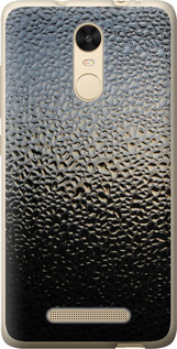Чехол на Xiaomi Redmi Note 3 Мокрое стекло 245t-95 (Серый)