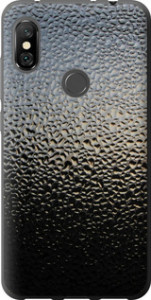 Чехол на Xiaomi Redmi Note 6 Pro Мокрое стекло 245u-1551 (Серый)