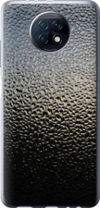 Чехол на Xiaomi Redmi Note 9T Мокрое стекло 245u-2261 (Серый)