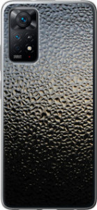 Чехол на Xiaomi Redmi Note 11 Мокрое стекло 245u-2516 (Серый) для Xiaomi Redmi Note 11 (Global)