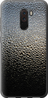 Чехол на Xiaomi Pocophone F1 Мокрое стекло 245t-1556 (Серый)