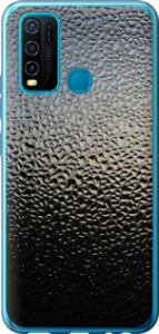 Чехол на Vivo Y30 Мокрое стекло 245u-2154 (Серый)
