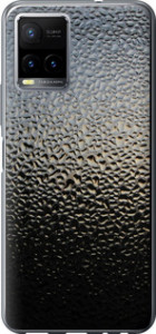 Чехол на Vivo Y33s Мокрое стекло 245u-2643 (Серый)