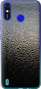 Чехол на Tecno Spark 4 Lite Мокрое стекло 245u-2425 (Серый)
