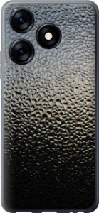 Чехол на Tecno Spark 10 Мокрое стекло 245u-3023 (Серый)