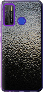 Чехол на Tecno Camon 15 Мокрое стекло 245u-2405 (Серый)