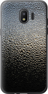 Чехол на Samsung Galaxy J2 2018 Мокрое стекло 245u-1351 (Серый)