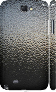 Чехол на Samsung Galaxy Note 2 N7100 Мокрое стекло 245m-17 (Серый)