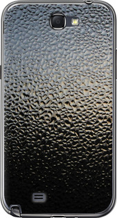 Чехол на Samsung Galaxy Note 2 N7100 Мокрое стекло 245t-17 (Серый)