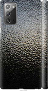 Чехол на Samsung Galaxy Note 20 Мокрое стекло 245m-2036 (Серый)
