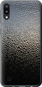 Чехол на Samsung Galaxy M10 Мокрое стекло 245t-1661 (Серый)