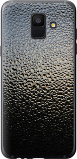 Чехол на Samsung Galaxy A6 2018 Мокрое стекло 245t-1480 (Серый)