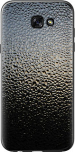 Чехол на Samsung Galaxy A7 (2017) Мокрое стекло 245t-445 (Серый)