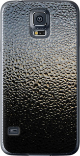 Чехол на Samsung Galaxy S5 Duos SM G900FD Мокрое стекло 245t-62 (Серый)