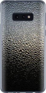 Чехол на Samsung Galaxy S10e Мокрое стекло 245u-1646 (Серый)