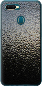 Чехол на Oppo A5S Мокрое стекло 245u-1892 (Серый) для Oppo A5s