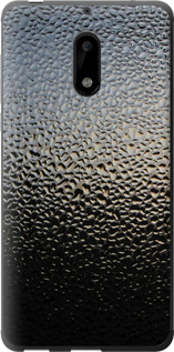 Чехол на Nokia 6 Мокрое стекло 245t-898 (Серый)