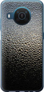 Чехол на Nokia X20 Мокрое стекло 245u-2532 (Серый) для Nokia X10