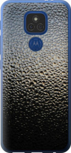 Чехол на Motorola E7 Plus Мокрое стекло 245u-2107 (Серый)