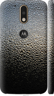Чохол на Motorola MOTO G4 PLUS Мокре скло 245m-953 (Сірий)
