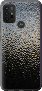 Чехол на Motorola Moto G30 Мокрое стекло 245u-2320 (Серый)