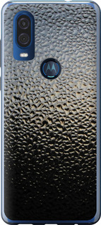 Чехол на Motorola One Vision Мокрое стекло 245u-1782 (Серый)