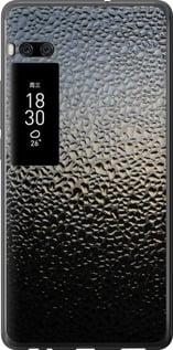 Чехол на Meizu Pro 7 Plus Мокрое стекло 245u-1131 (Серый)