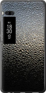 Чехол на Meizu Pro 7 Plus Мокрое стекло 245u-1131 (Серый)
