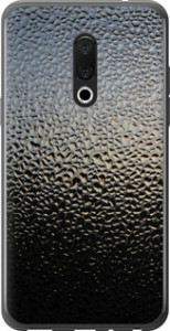 Чехол на Meizu 15 Мокрое стекло 245u-1472 (Серый)
