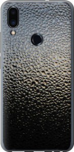 Чехол на Meizu Note 9 Мокрое стекло 245t-1689 (Серый)
