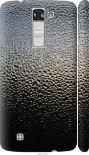 Чохол на LG K8 K350E Мокре скло 245m-297 (Сірий)