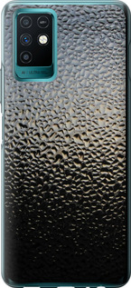 Чехол на Infinix Note 10 Мокрое стекло 245u-2763 (Серый)